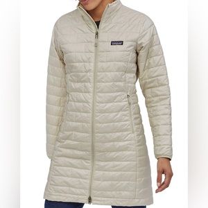 Patagonia womens nano puff parka dyno white medium